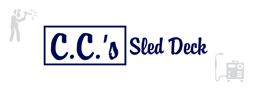 CC's sled deck logo